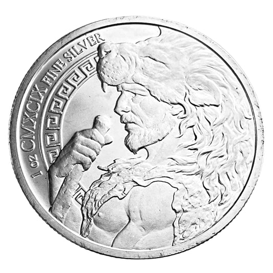 1 ozt Hercules Nemean Lion 999 Silver