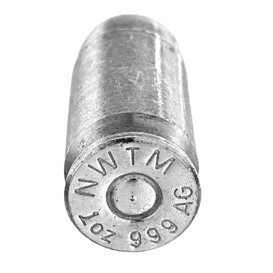 1 ozt NWTM .45 Caliber 999 Silver Bullet