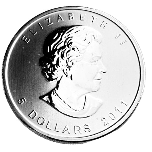 1 ozt  Grizzly Bear 9999 Silver $5 Coin