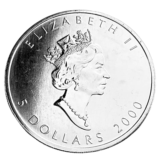 1 ozt Maple Millennium Privy 9999 Silver $5