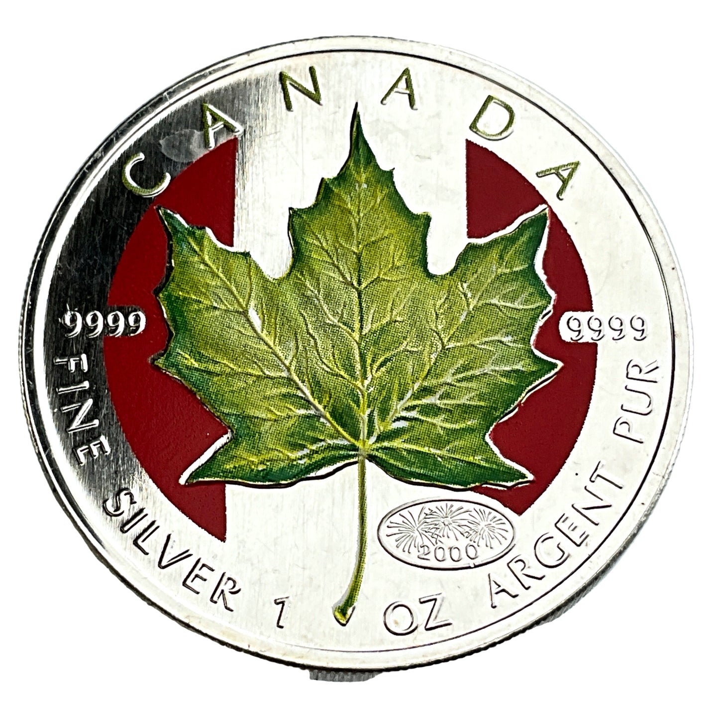 1 ozt Maple Millennium Privy 9999 Silver $5