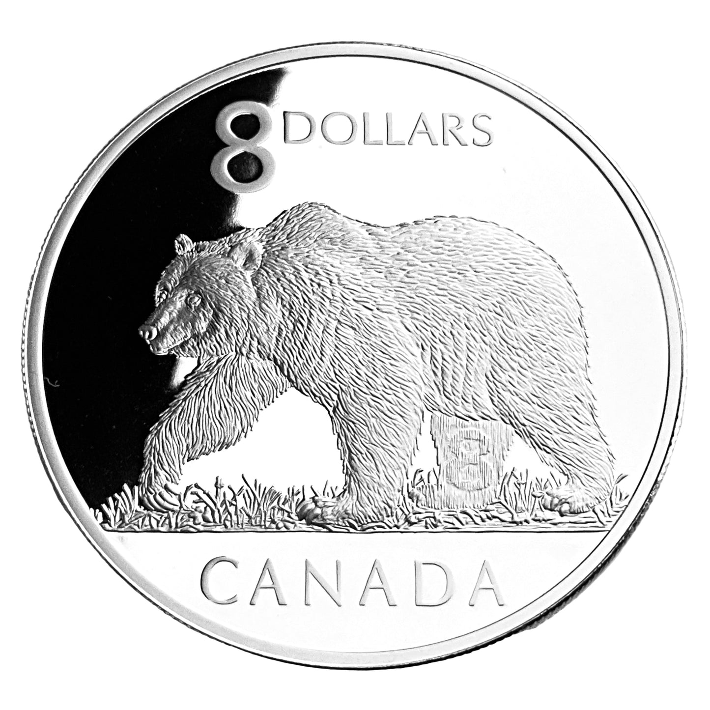 .925 ozt Great Grizzly 9999 Silver $8