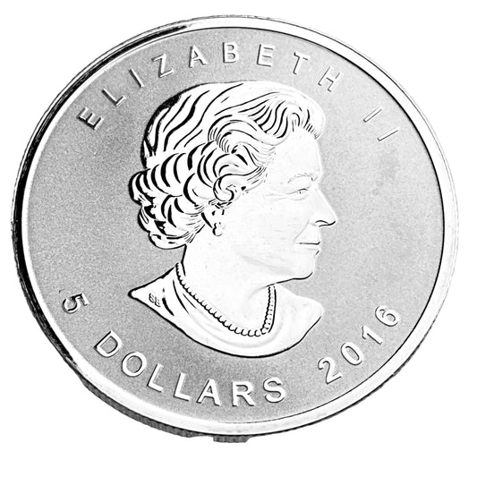 1 ozt Maple Howling Wolf Privy 9999 $5