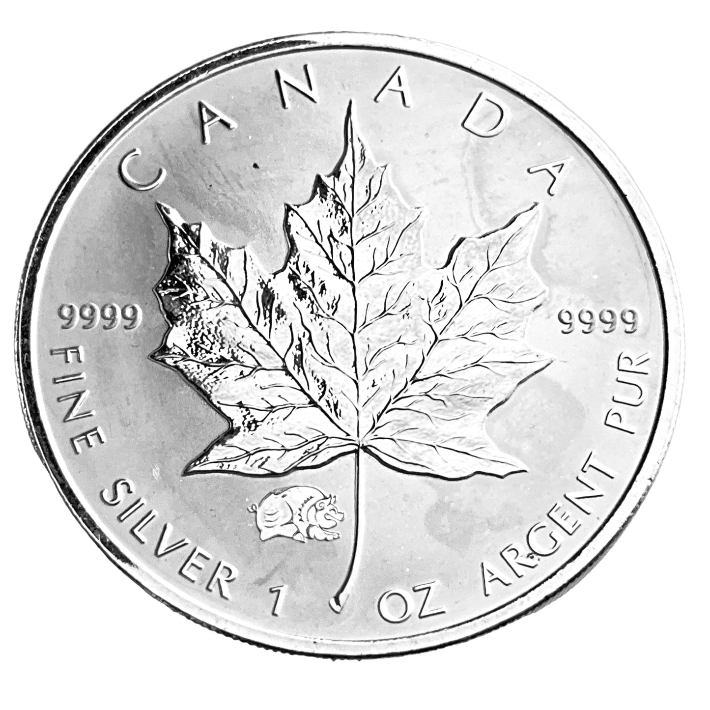 1 ozt Year of the Pig Privy 9999 $5 Coin