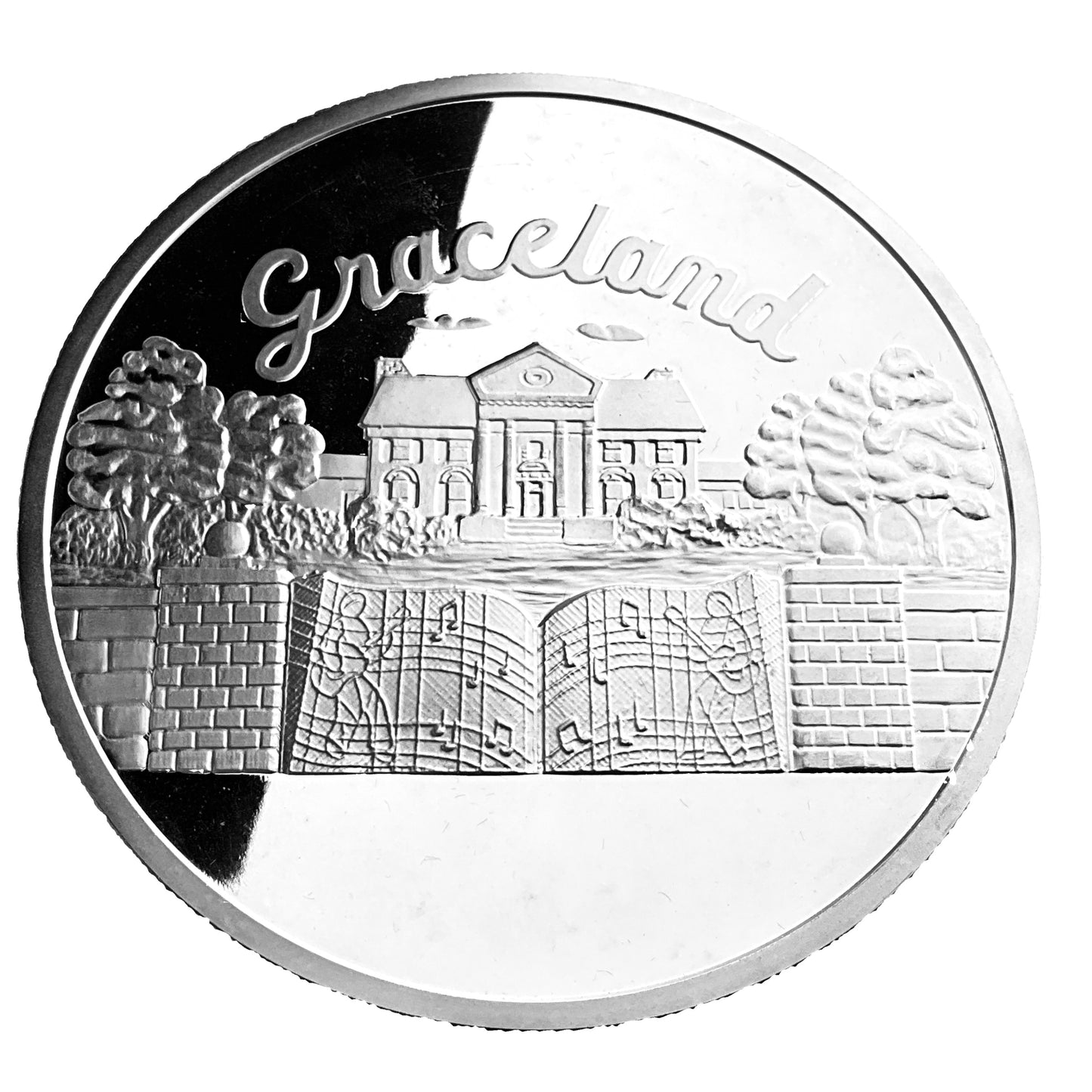 10 ozt Elvis Aron Presley 999 Silver Round