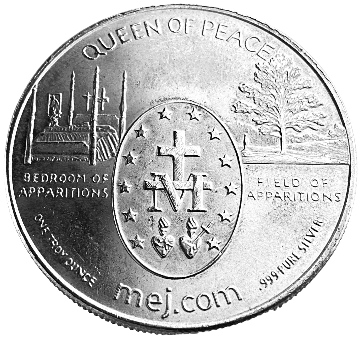 1 ozt Mary Queen of Peace 999 Silver