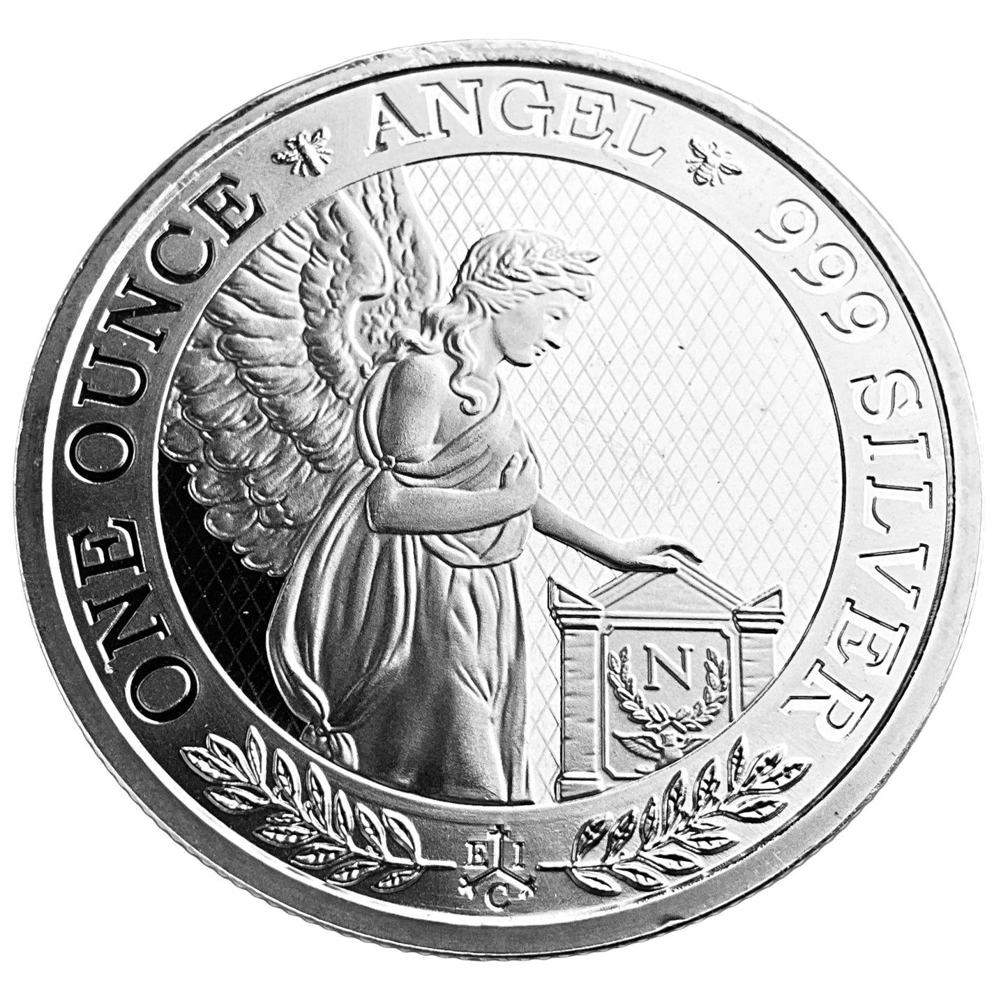 1 ozt Napoleon Angel 999 Silver £1 Coin