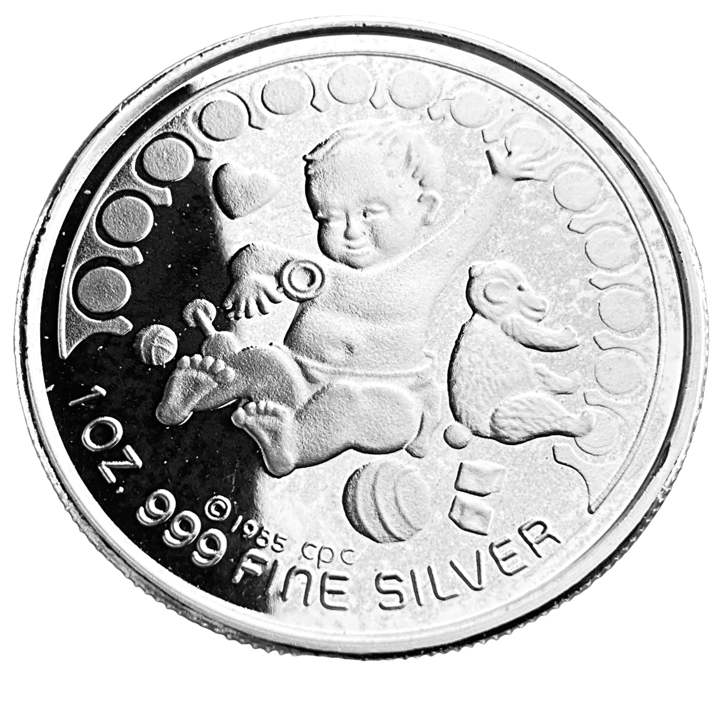 1 ozt Welcome to the World 999 Silver