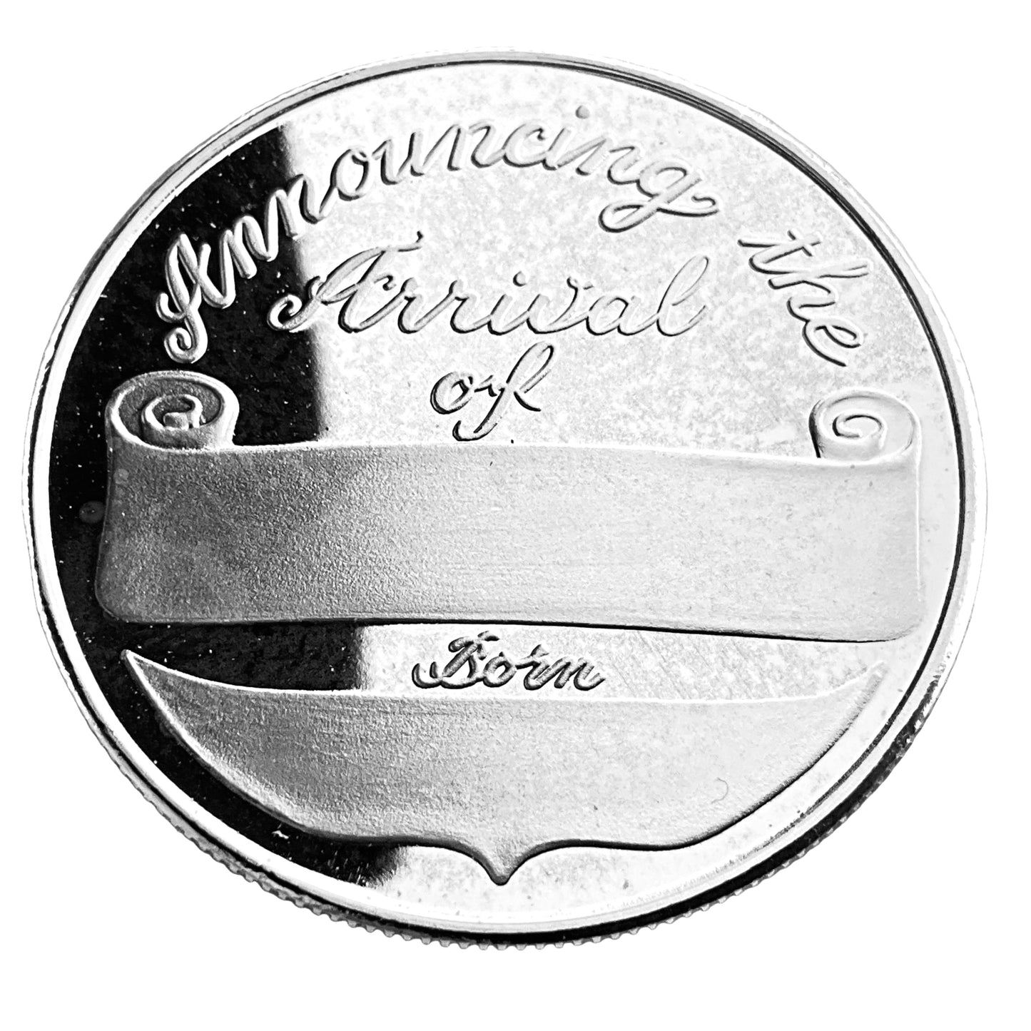 1 ozt Welcome to the World 999 Silver