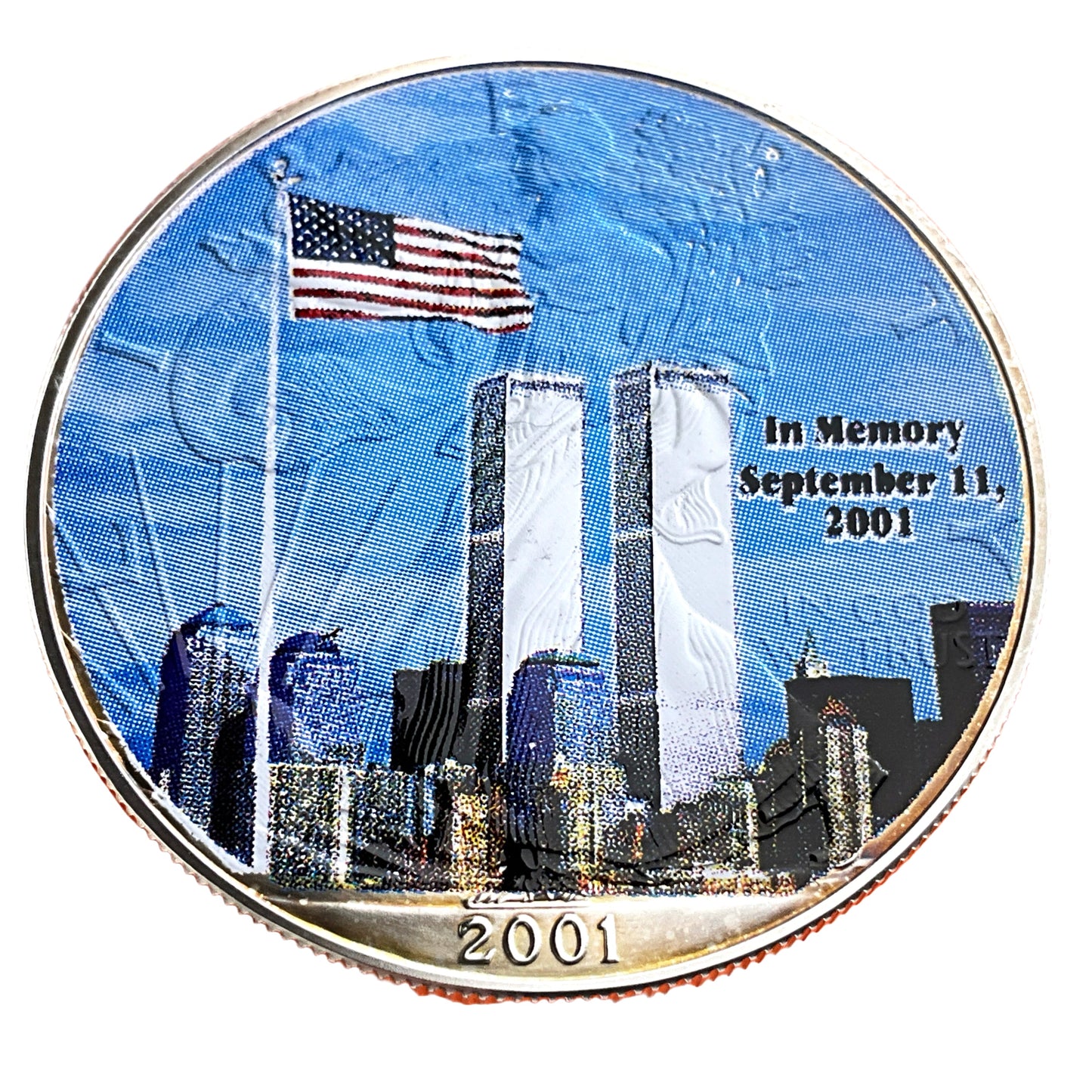 1 ozt September 11th Silver 999 $1 Eagle