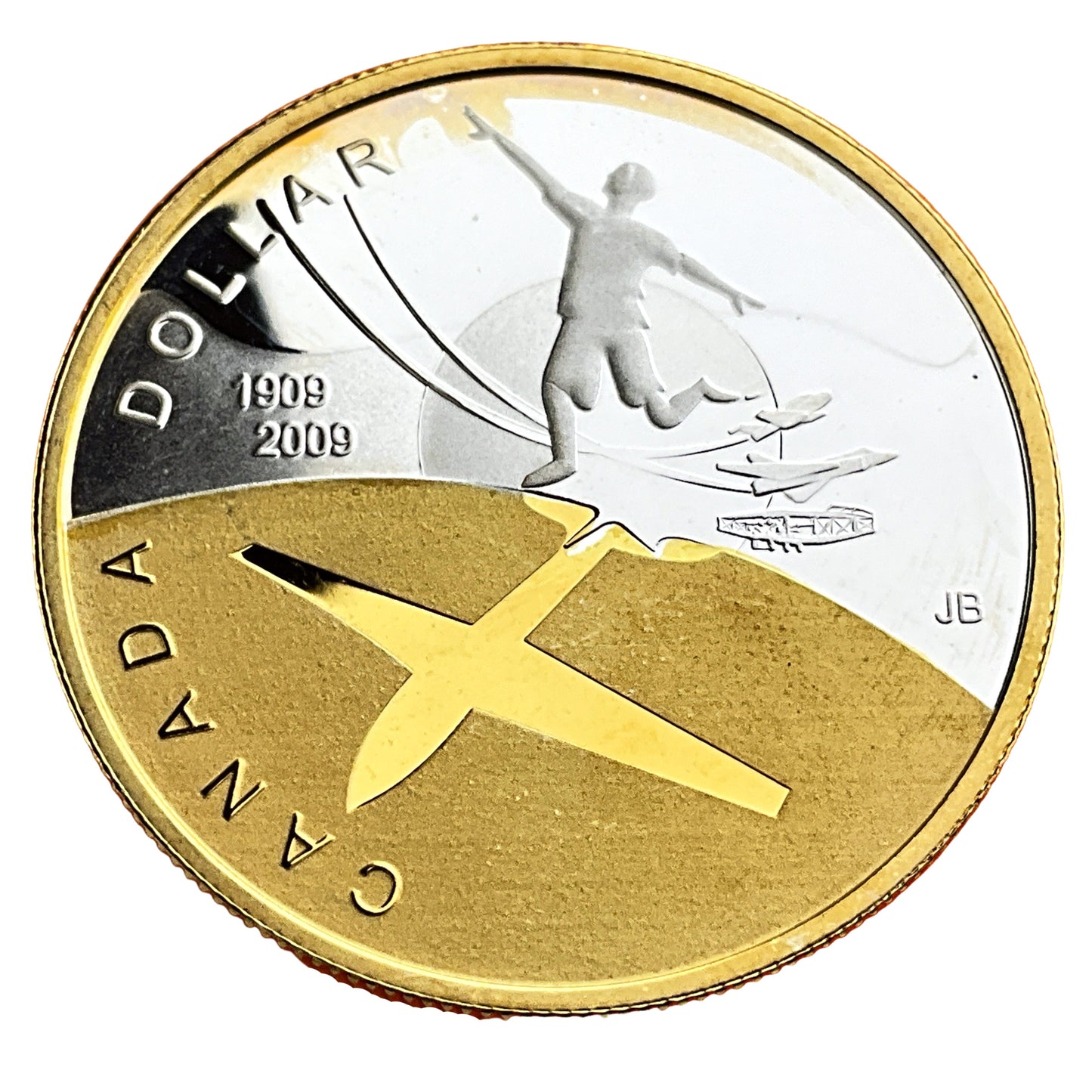 .749 ozt 100th Flight in Canada Silver $1