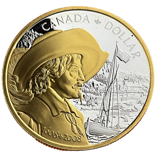 .749 ozt 400th Quebec City RCM Silver $1