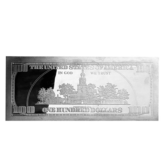 4 ozt $100 United States Banknote 999 Silver