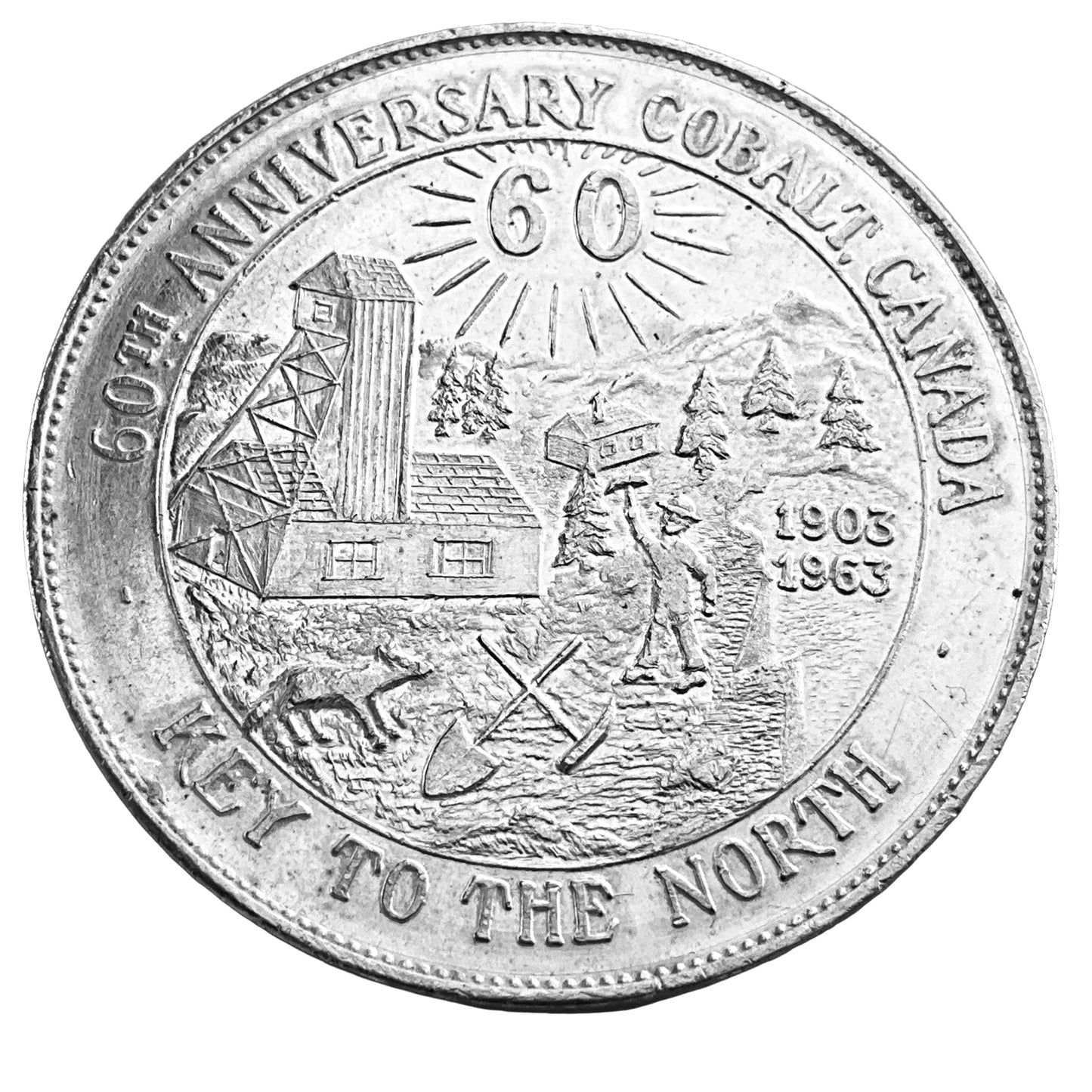 1.4429 ozt Cobalt 60th Anniv. 999 Silver