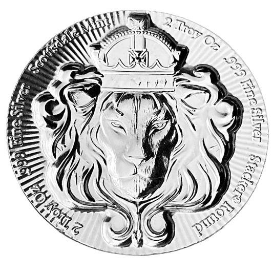 2 ozt Scottsdale Silver 999 Stacker Round