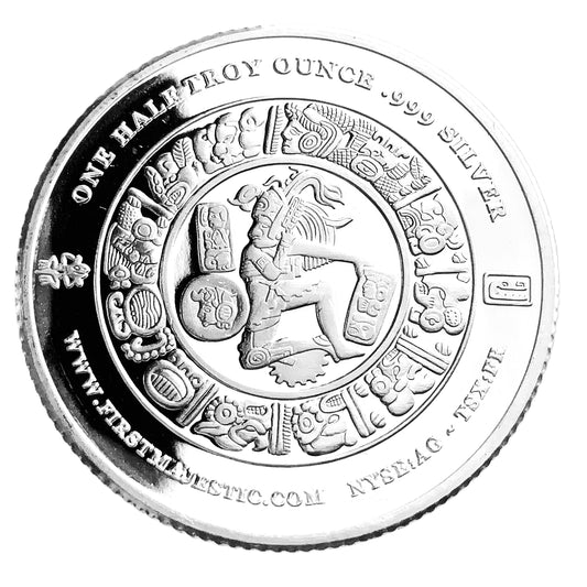 .500 ozt First Majestic Mayan 999 Silver