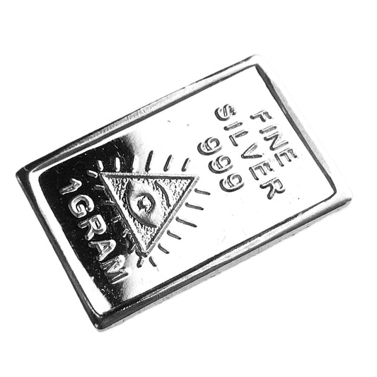 1 gram All-Seeing Providence Eye 999 Silver Bar
