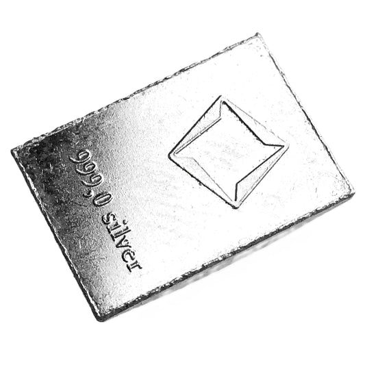 1 gram Valcambi Suisse CombiBar 999 Silver Bar