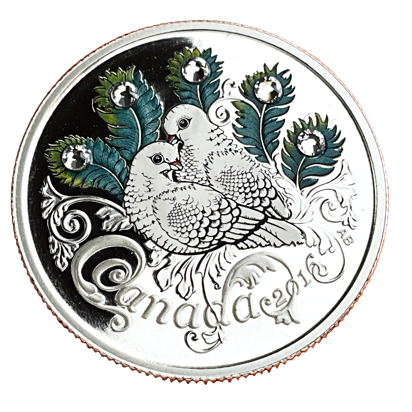 .250 ozt  Celebration Love 9999 Silver $10
