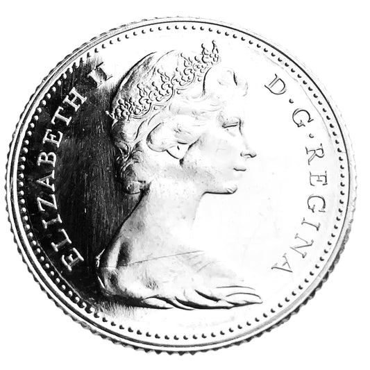 .048 ozt 1967 Mackerel Silver Dime 10¢ Coin