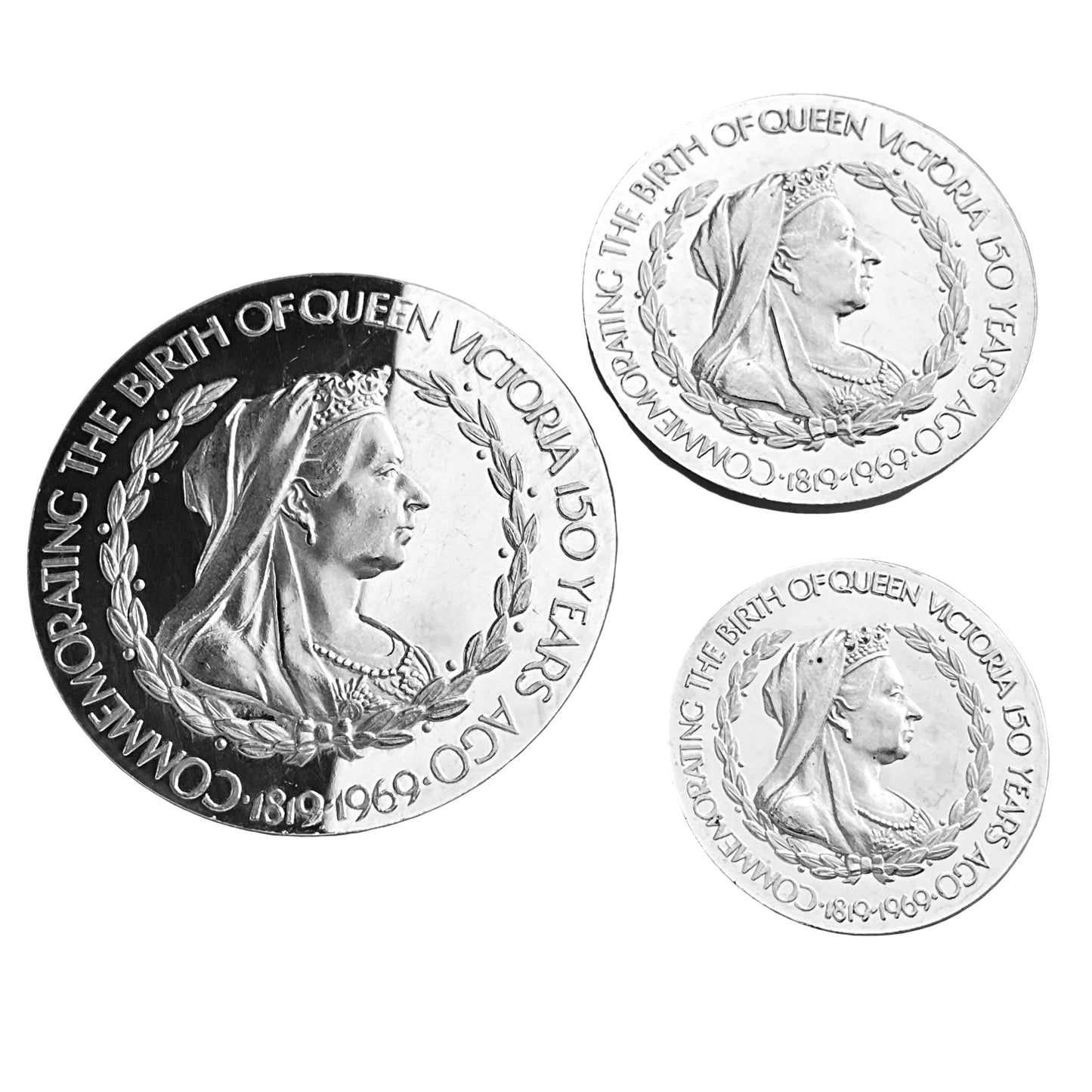 1.863 ozt 150th Anniv. Queen Victoria 900 Set