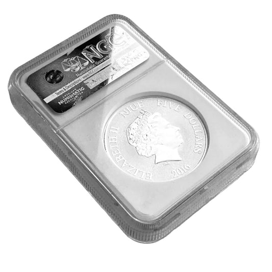 2 ozt Hawksbill Turtle 999 Silver $5 Coin