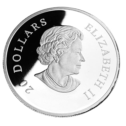 1.01 ozt Blue Snowflake 9999 Silver $20