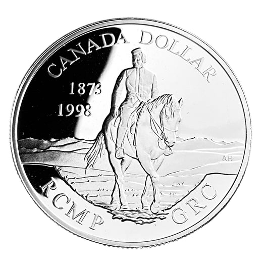 .750 ozt 125th Anniv. RCMP Silver RCM $1