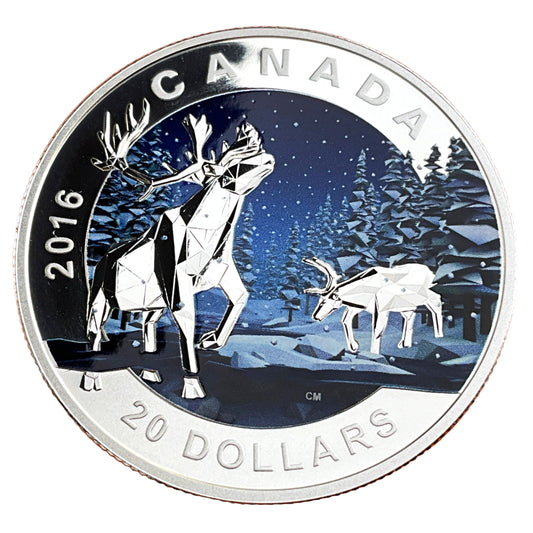 1.02 ozt Geometry Art Caribou 9999 $20