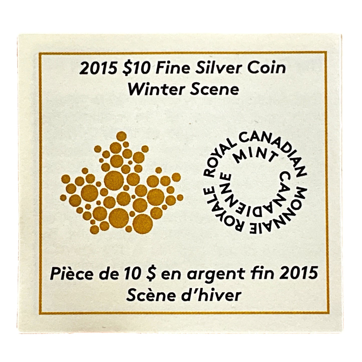 .510 ozt Winter Scene 9999 Silver $10 Coin