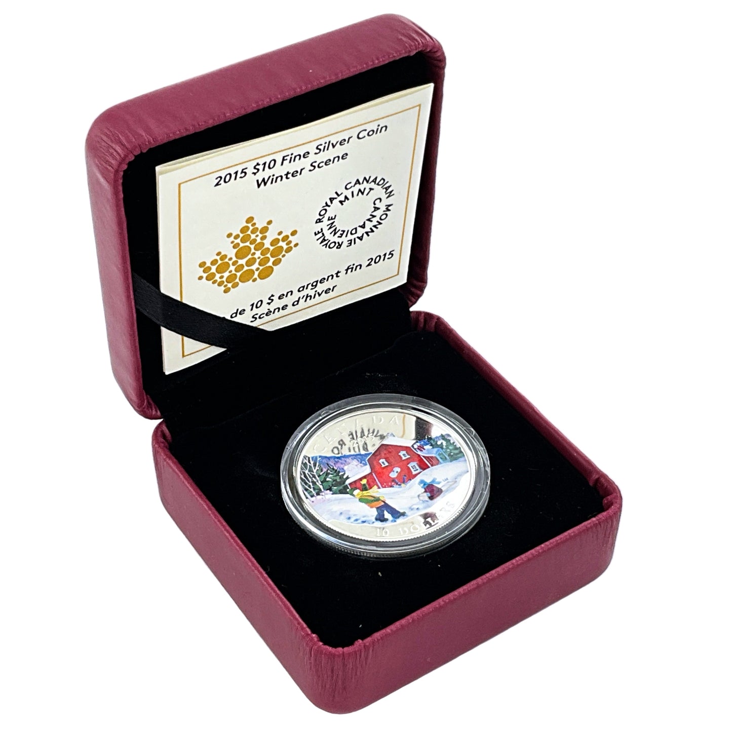 .510 ozt Winter Scene 9999 Silver $10 Coin