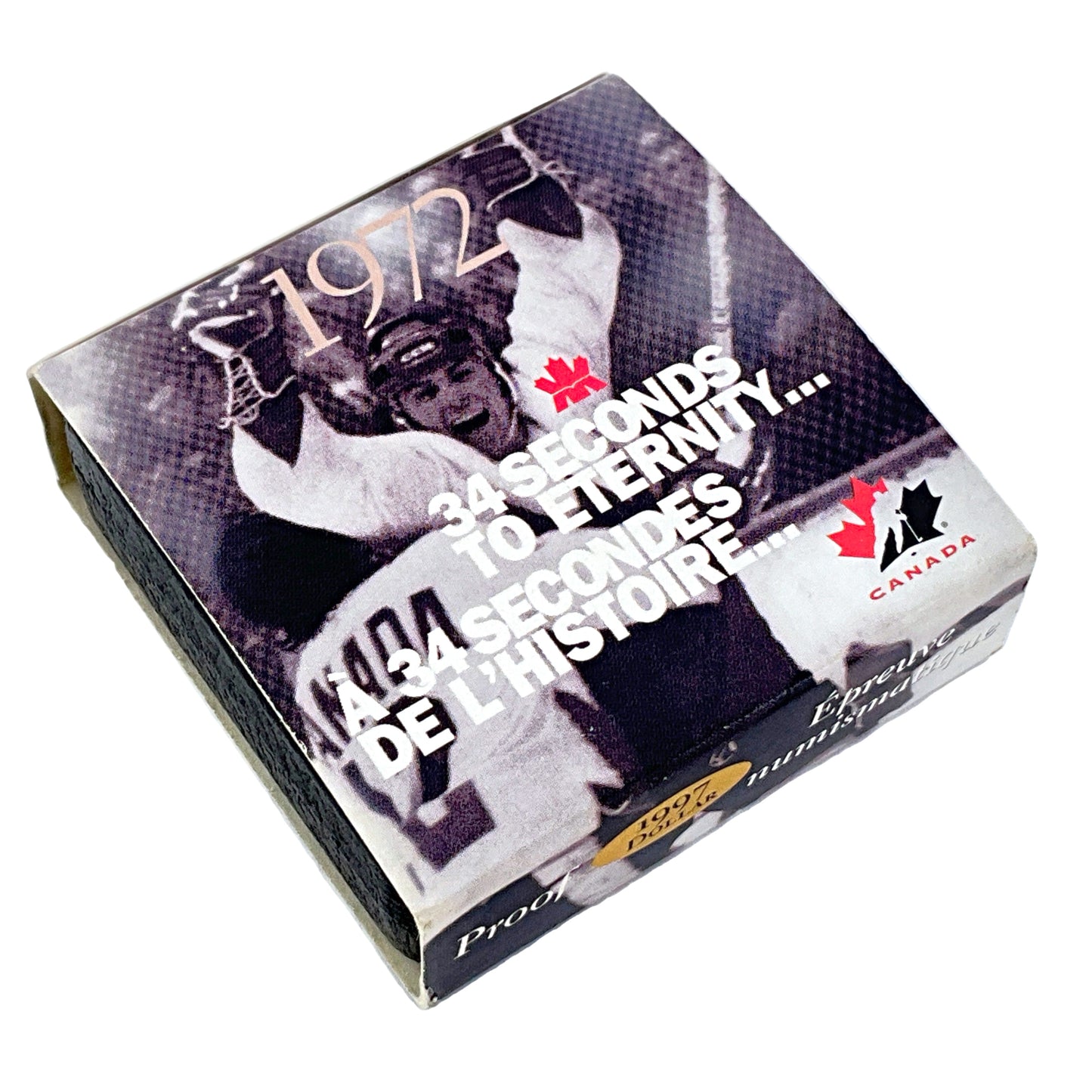 .750 ozt 25th Canada Russia Hockey Silver $1