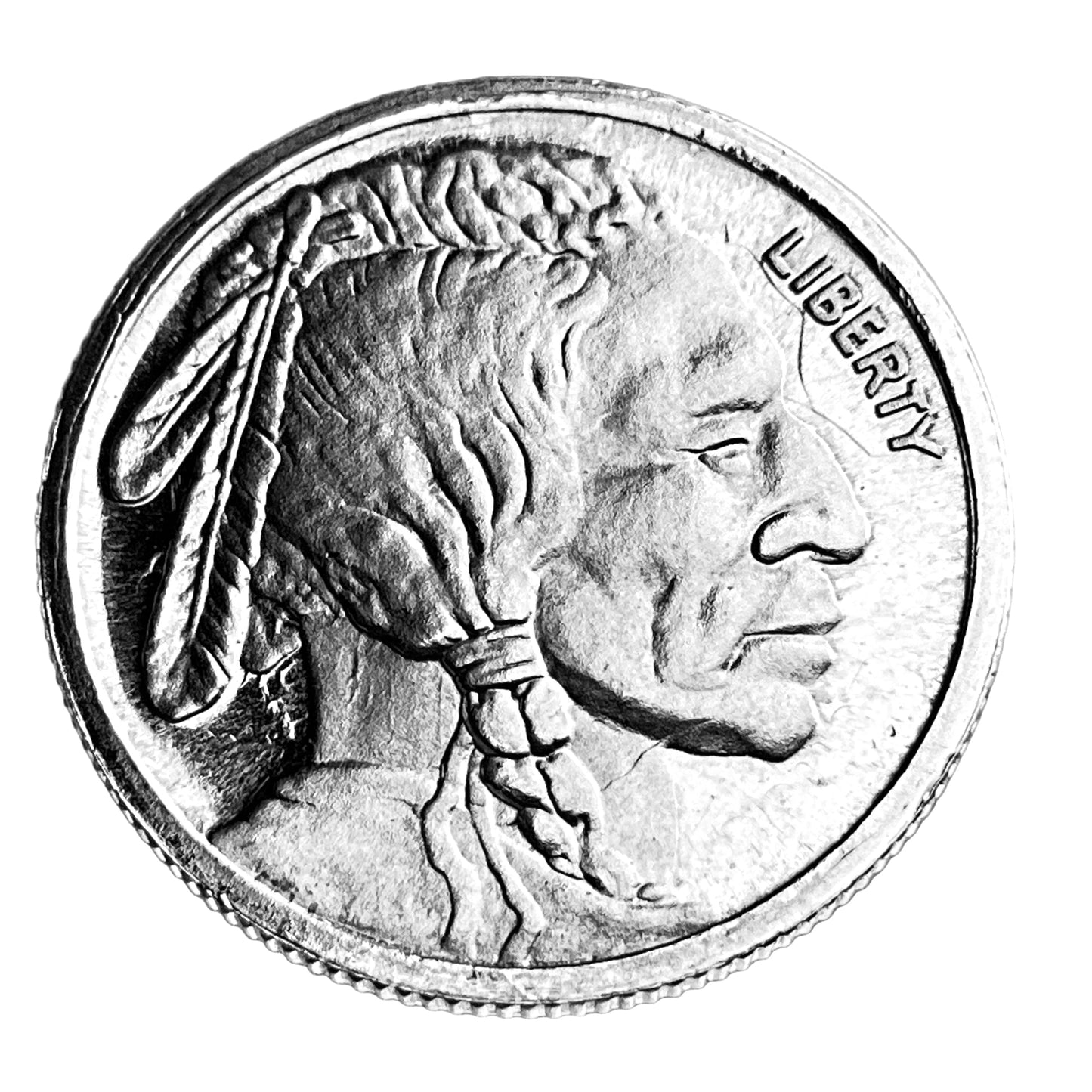 .100 ozt Indian Buffalo 9999 Silver Round