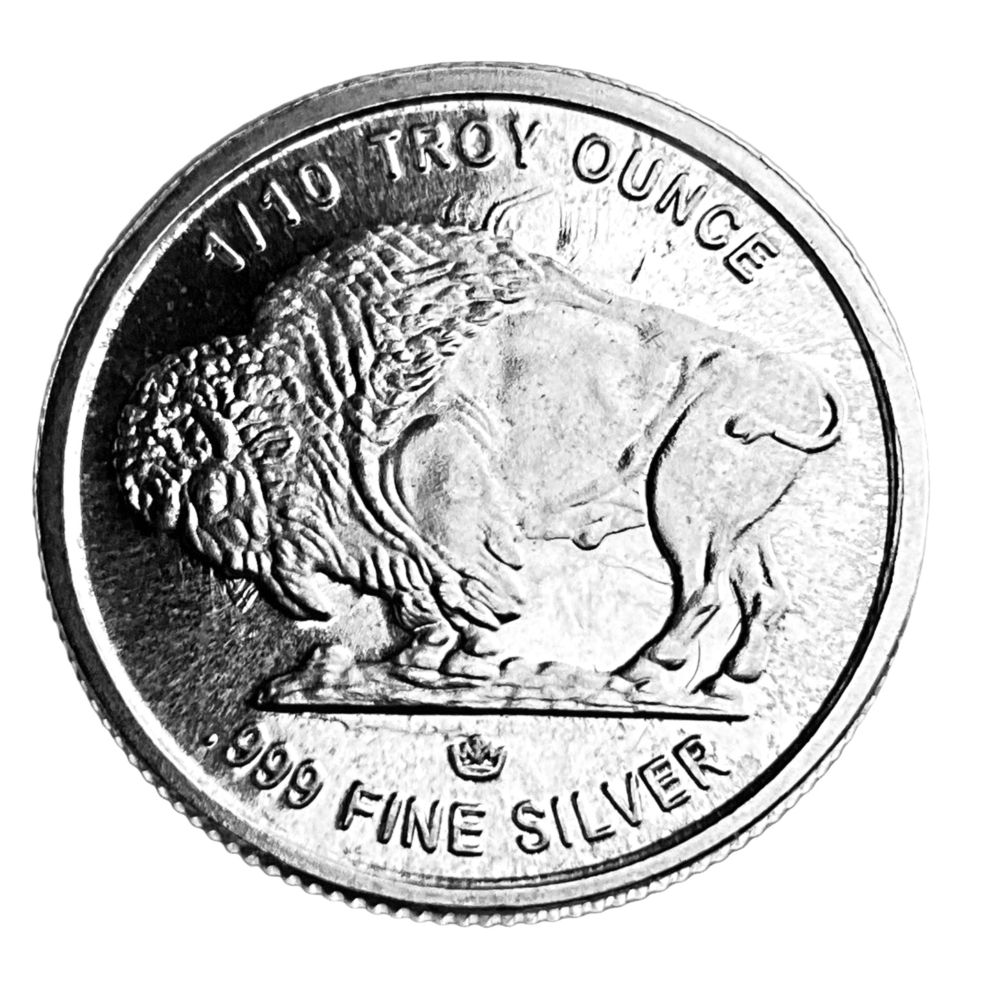 .100 ozt Indian Buffalo 9999 Silver Round