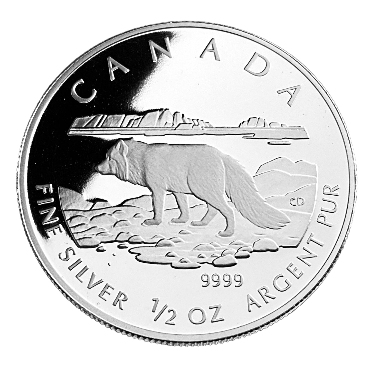 1.85 ozt The Arctic Fox 9999 Silver Set