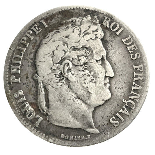 .723 ozt 1839 Louis Philippe I 5 Francs
