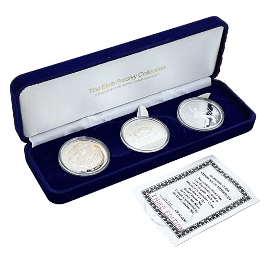 3 ozt Elvis Presley Collection 999 Silver