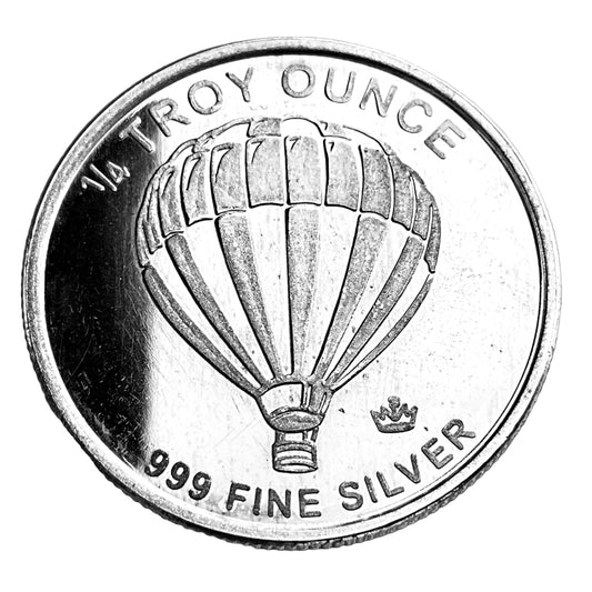 .250 ozt Air Balloons 999 Silver Round