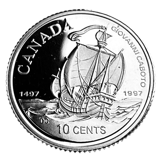 .071 ozt Giovanni Caboto Silver Coin 10¢