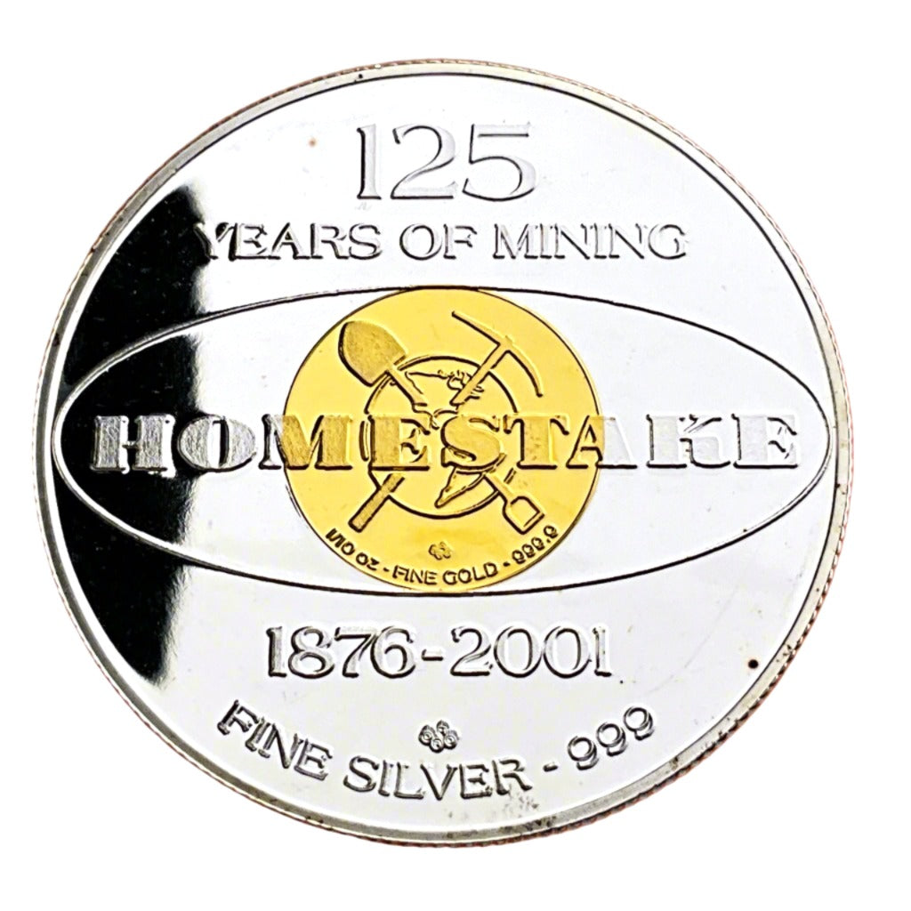 .100 ozt Homestake Mining 9999 Gold