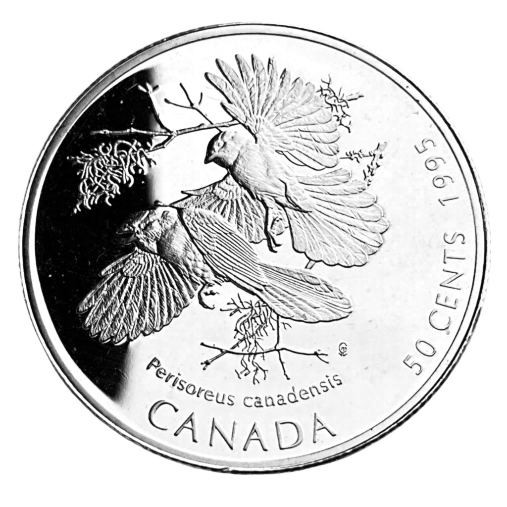 .277 ozt Gray Jays Silver 50¢ Coin