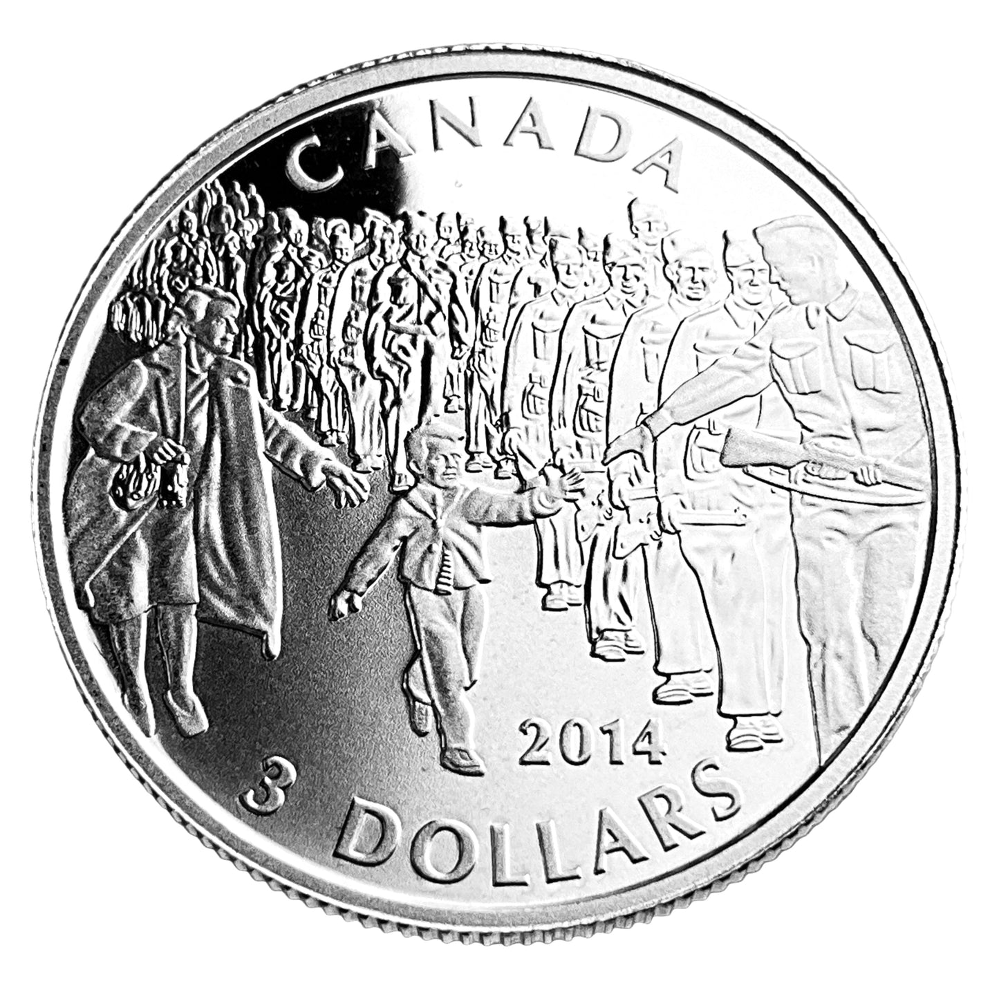 .256 ozt Wait for Me Daddy 9999 Silver $3
