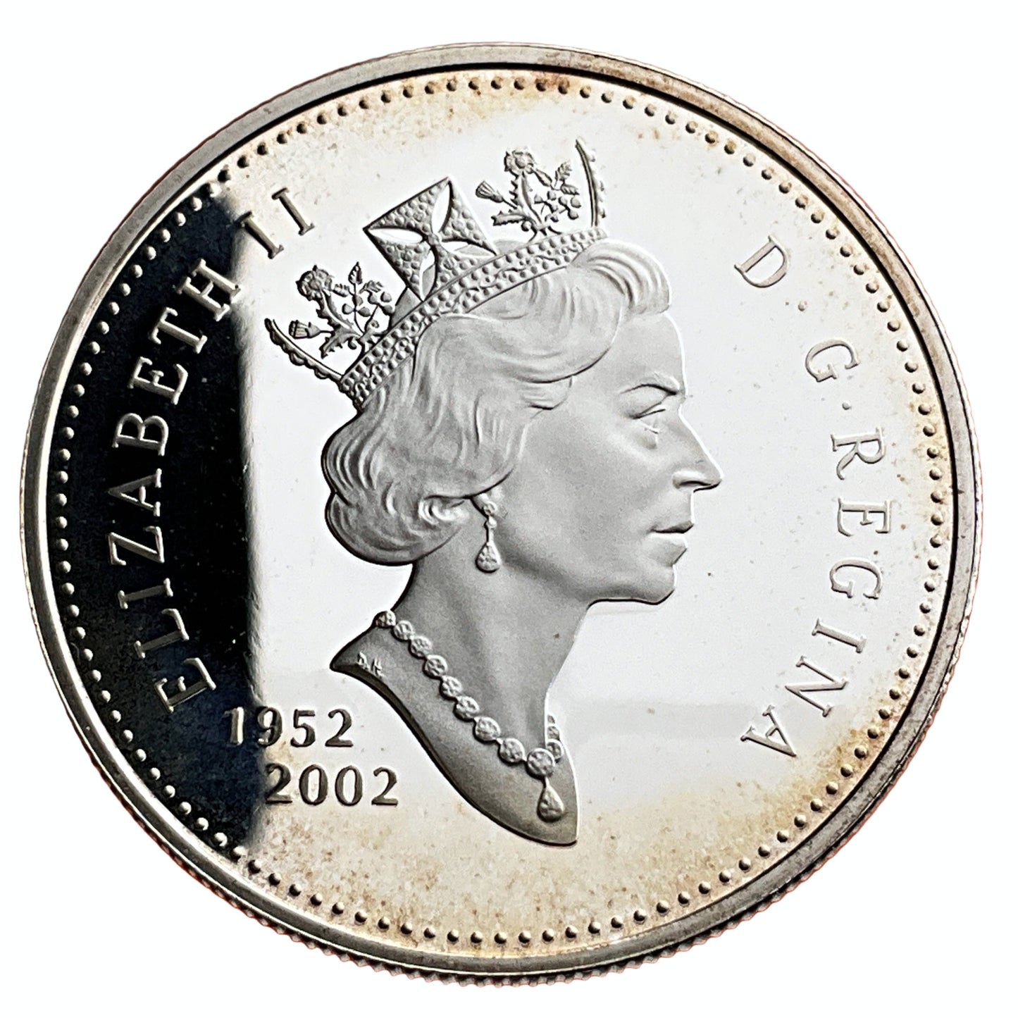 .750 ozt 50th Elizabeth Throne Silver $1