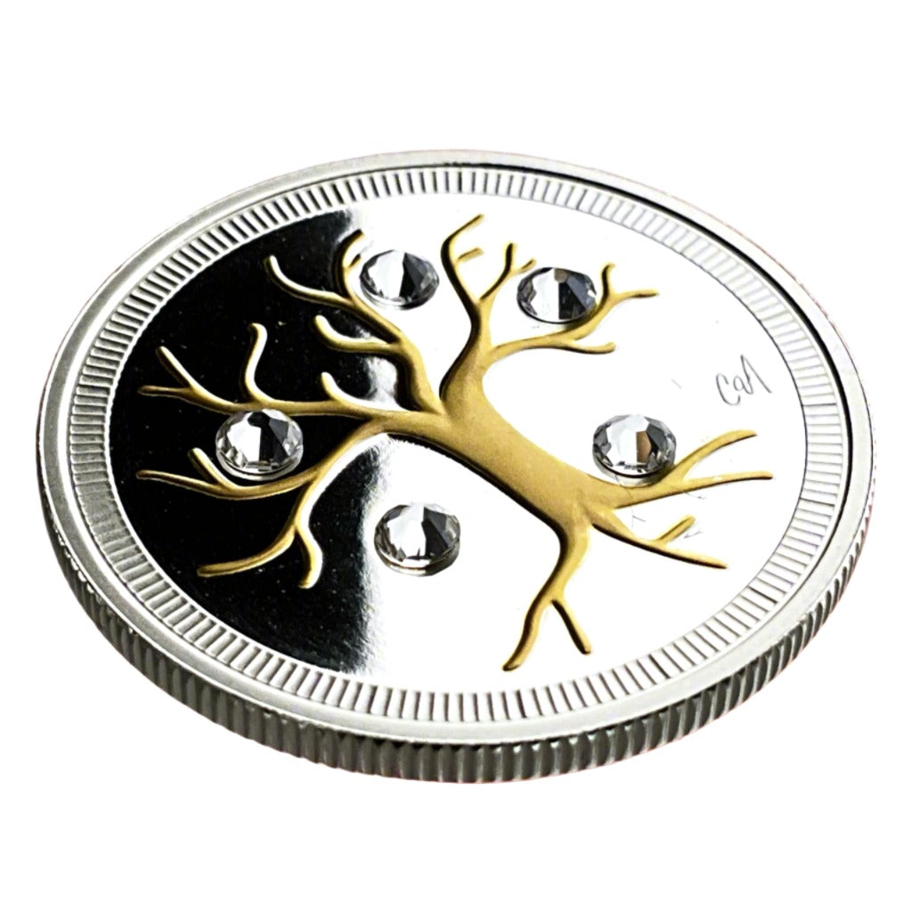 .256 ozt Jewel of Life 9999 Silver $3 Coin