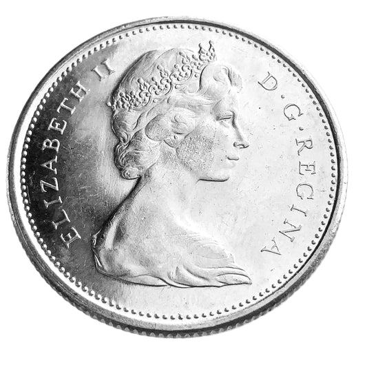 .12 ozt 1967 Bobcat Quarter Silver 25¢