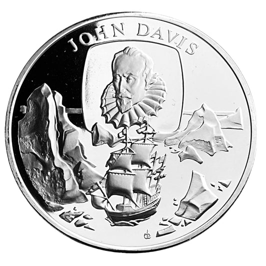 1.210 ozt John Davis Silver Round
