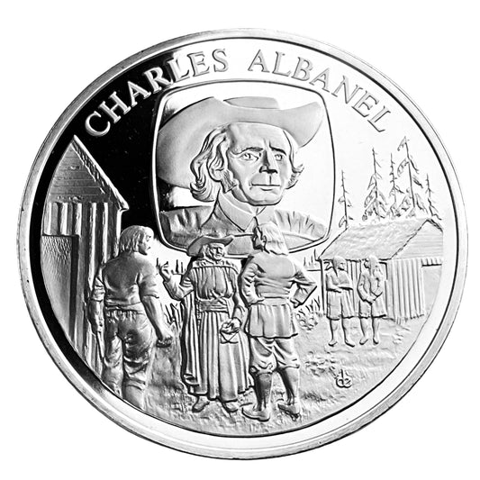 1.210 ozt Charles Albanel Silver Round