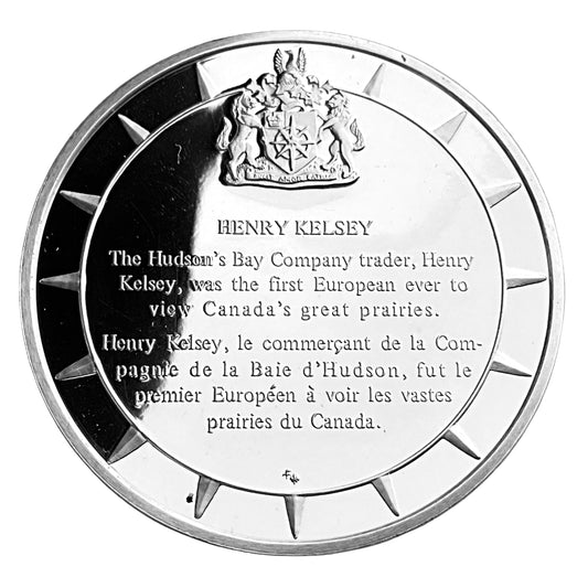 1.210 ozt Henry Kelsey Silver Round