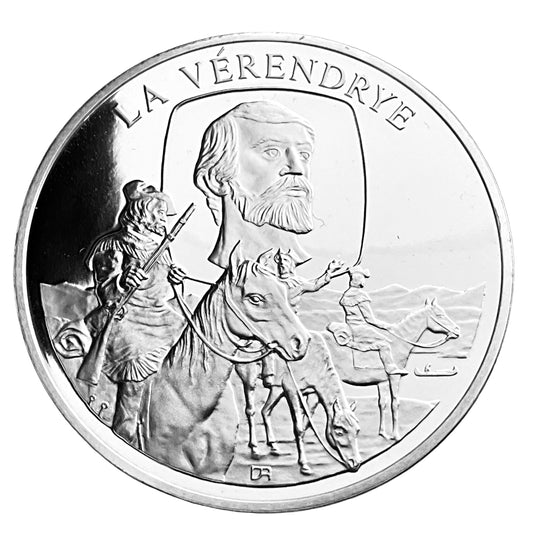 1.210 ozt La Vérendrye Silver Round