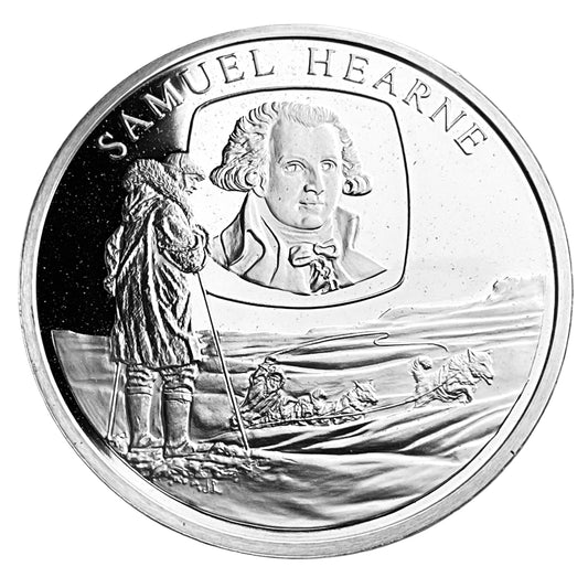 1.210 ozt Samuel Hearne Silver Round